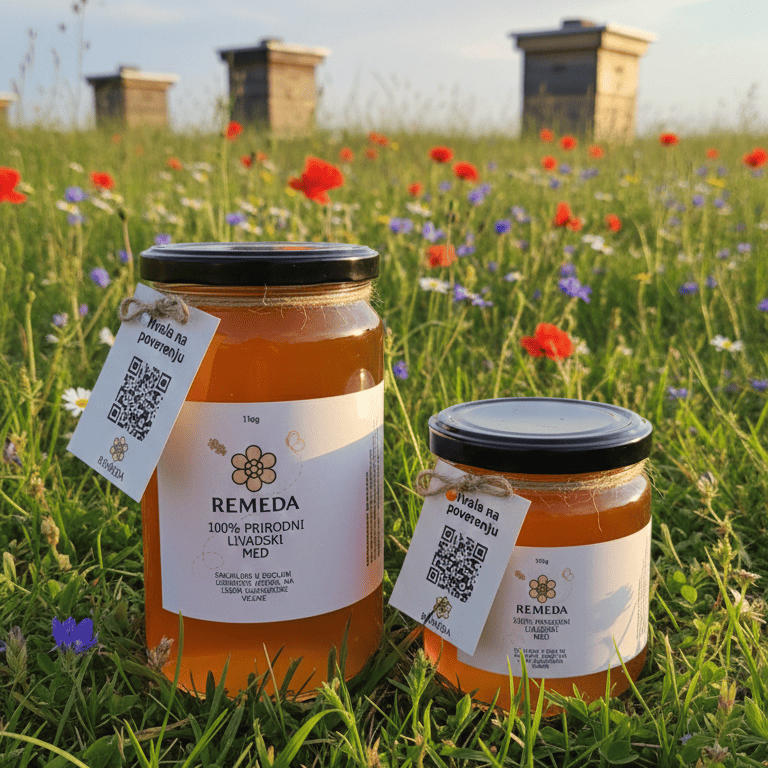 Livadski med iz Gornje Lisine