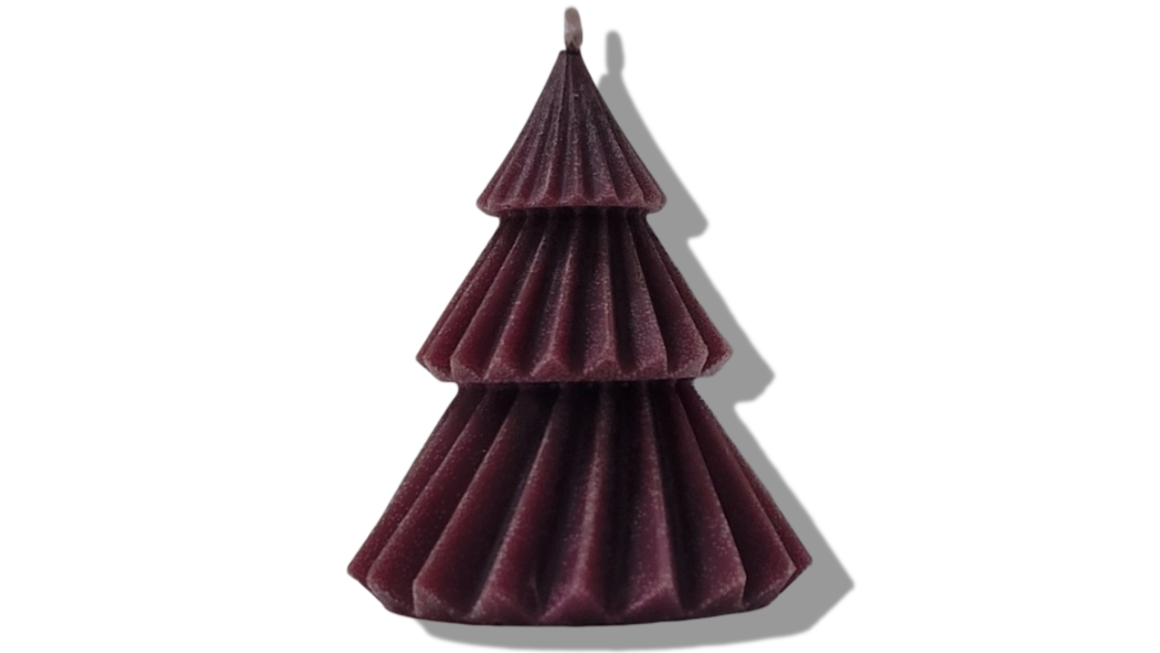 Sveće jelki od prirodnog voska - Ljubičasta